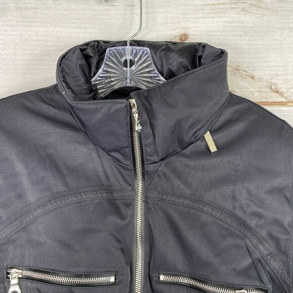 Marker Jacket Womens 12 Black Snow Full Zip Riding Aqua Guard Stretch Zip - Picture 3 of 13